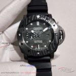 Perfect Replica Panerai Submersible Marina Militare Carbotech 47mm Black Camouflage Dial Watch PAM00979